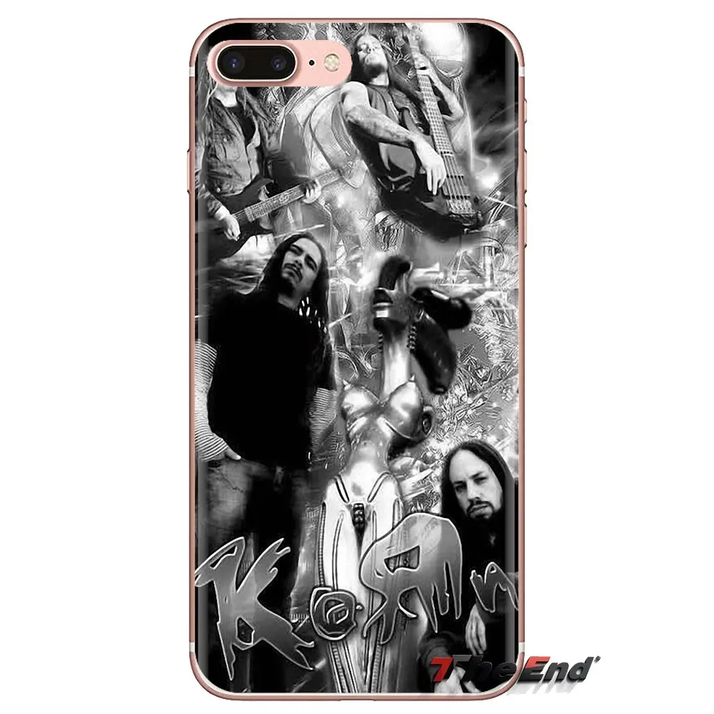Для iPod Touch Apple iPhone 4 4S 5 5S SE 5C 6 6S 7 8 X XR XS Plus MAX мягкий прозрачный чехол с логотипом Korn