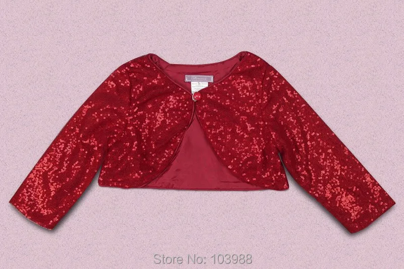 Детская атласная Вечерние тка с длинным рукавом цветочным принтом|fashion bolero|long sleeve