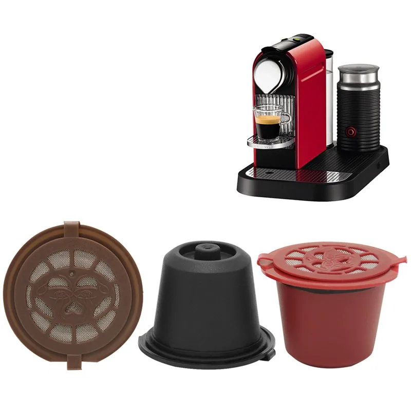 3 шт./упак. многоразовые зеркальные кофейные приборы для Nespresso экологически