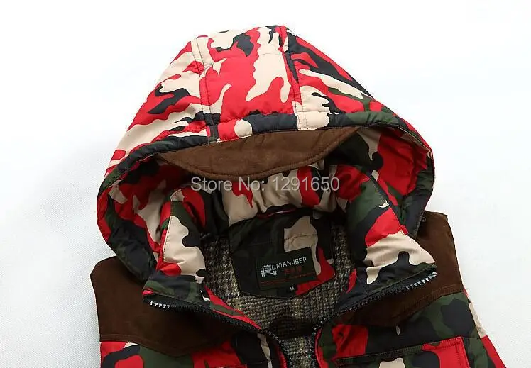 Autumn 2014 Fashion Men's Camouflage Down Vest Casual Mens Slim Fit Warm Winter Waistvest Male Coat and Jacket Wholesale NF342 | Мужская