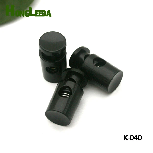 

100 шт./лот K-040 черный пластиковый круглый шаровой Шнур Блокировка переключается пластиковые Пружинные заглушки для 6 мм bungee shock cord Бесплатная...