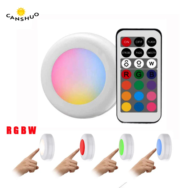 Пульт дистанционного управления RGB шкаф светильник с сенсорным датчиком лампы шкафа светодиодный светильник s для спальни гостиной кухонный светильник ing Декор
