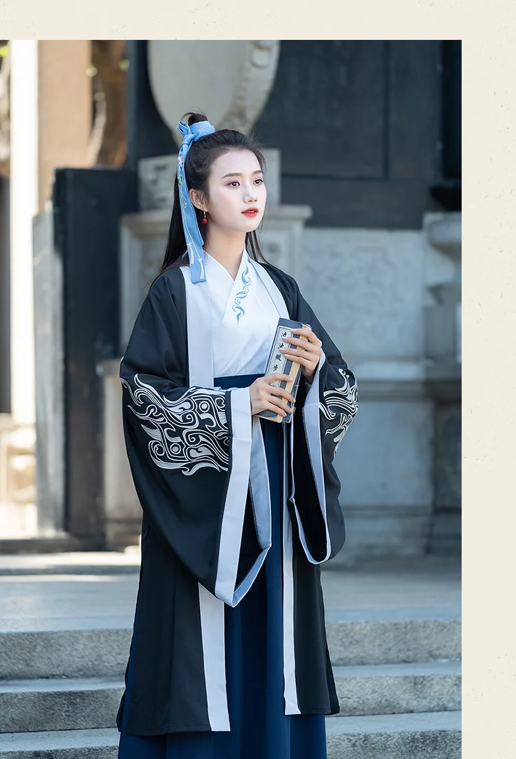 Hanfu костюм династии Тан с длинными рукавами китайский стиль костюмы традиционный старинный костюм для выступлений вышивка наряды мужской DN3510