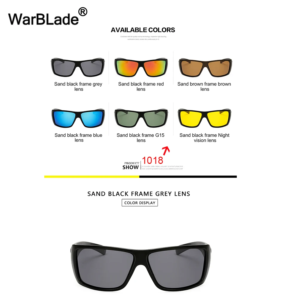 Поляризованные мужские солнцезащитные очки модные градиентные для вождения UV400