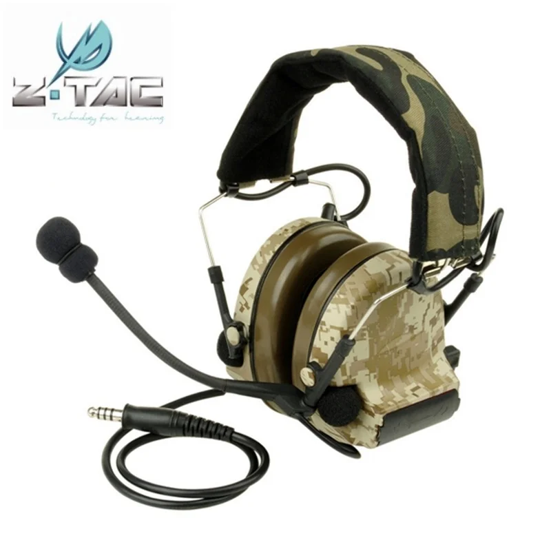 Z Tactical Comtac II наушники с шумоподавлением военные охотничьи страйкбольные