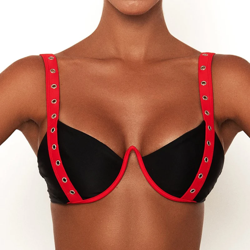 Bikinx пояс красный купальник для женщин 2019 летний купальный костюм mujer купальные
