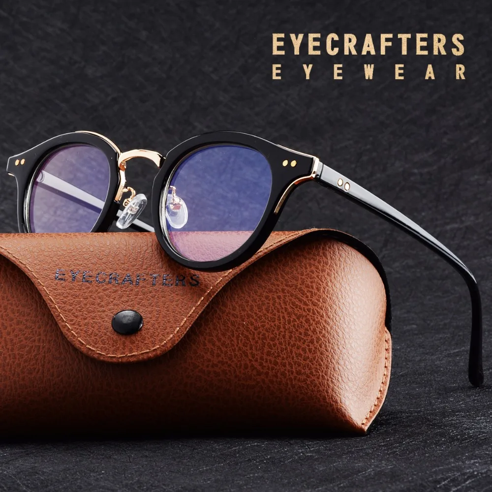Круглые оправы для очков Eyecrafters брендовые дизайнерские очки унисекс с