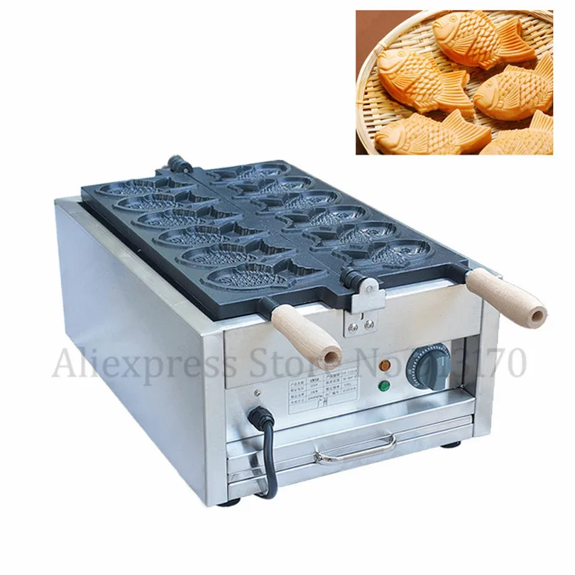 Коммерческая электрическая машина для выпечки тортов в форме рыбы Taiyaki