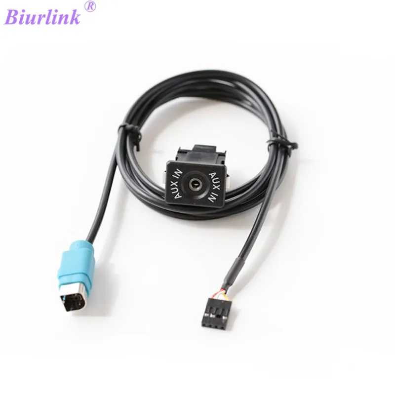 Автомобильный стерео Удлинитель Biurlink комплект AUX адаптер кабеля 13Pin порт для Alpine