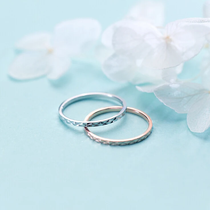 925 пробы Серебряное блестящее простое изящное кольцо средней длины ювелирное