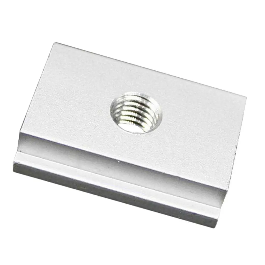 

2pcs Silver Aluminum Alloy M8&M6 T-Slider T-Slot For Table Saw Gauge Rods Parts