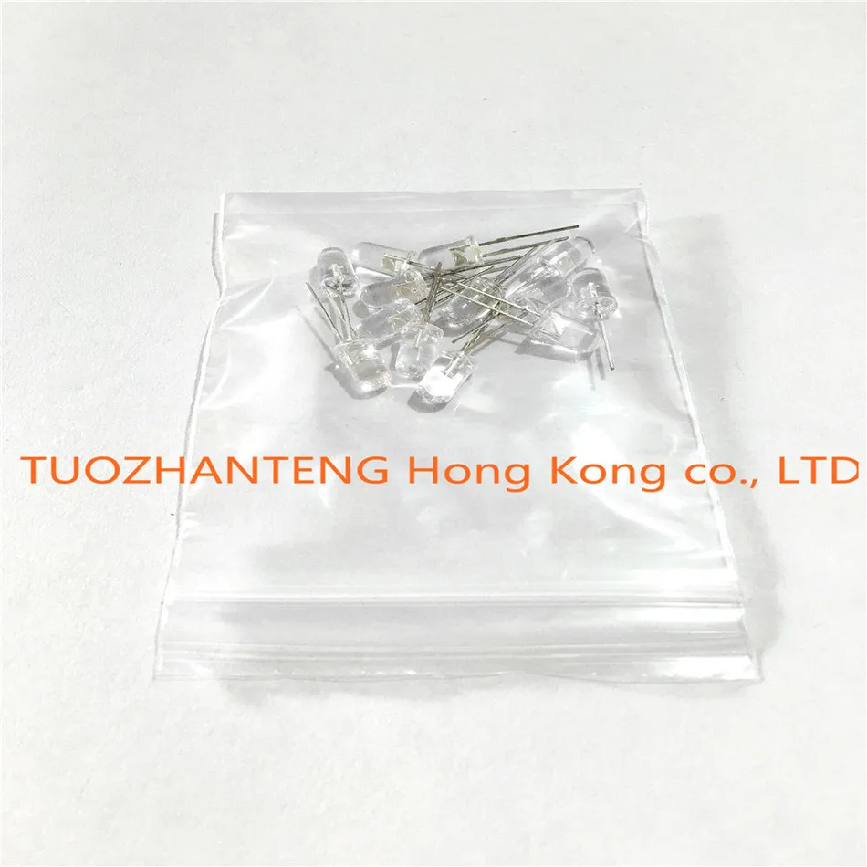 Оптовая продажа 100 шт 5 мм круглый желтый светодиод супер яркий светодиодный