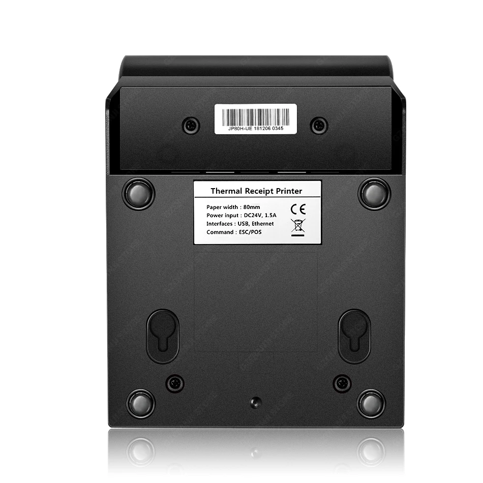 POS printer High quality 200mm/s 80mm thermal printer Kitchen printer Auto Cutter printer with USB+Serial / Lan /bluetooth print