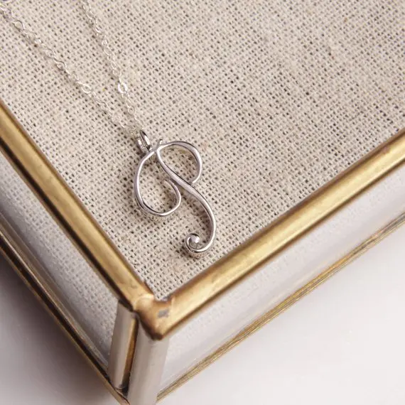 26 букв ожерелье серебряное золото розовое алфавит для женщин Collier друзей семьи с