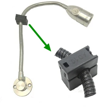 2W LED 12V гусиная шея настенный светодиодный светильник для чтения|wall mount led|gooseneck led