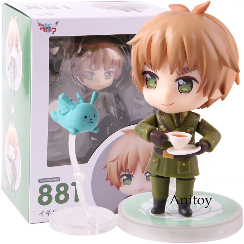 Nendoroid APH хеталия и страны оси Великобритании Артур Киркланд номер 881 ПВХ Аниме Фигурки Коллекционная модель игрушка