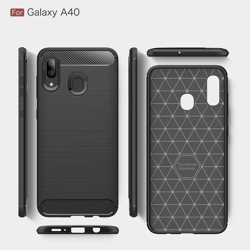 Чехол для Samsung Galaxy A40 мягкий прочный защитный чехол из ТПУ A 40 GalaxyA40 | Мобильные