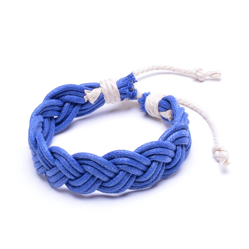 Новый богемный Мода Boho Йога талисманы браслет ручной работы ткань плетеный