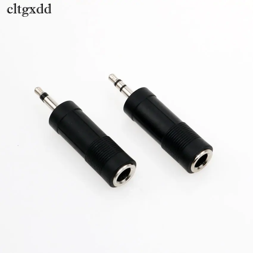 cltgxdd 1PCS 3.5mm Male to 6.5mm Female Mono/Dual Jack Adapter Plug Stereo Speaker Audio Converter for Mobile Phone PC Notebook |