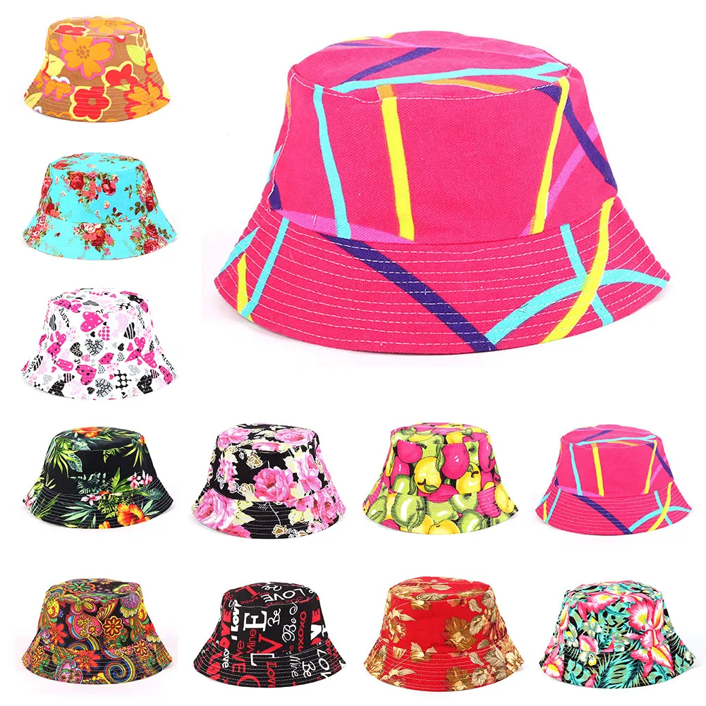 Летняя повседневная женская панама анти УФ Цветочные женские шапки с широкими
