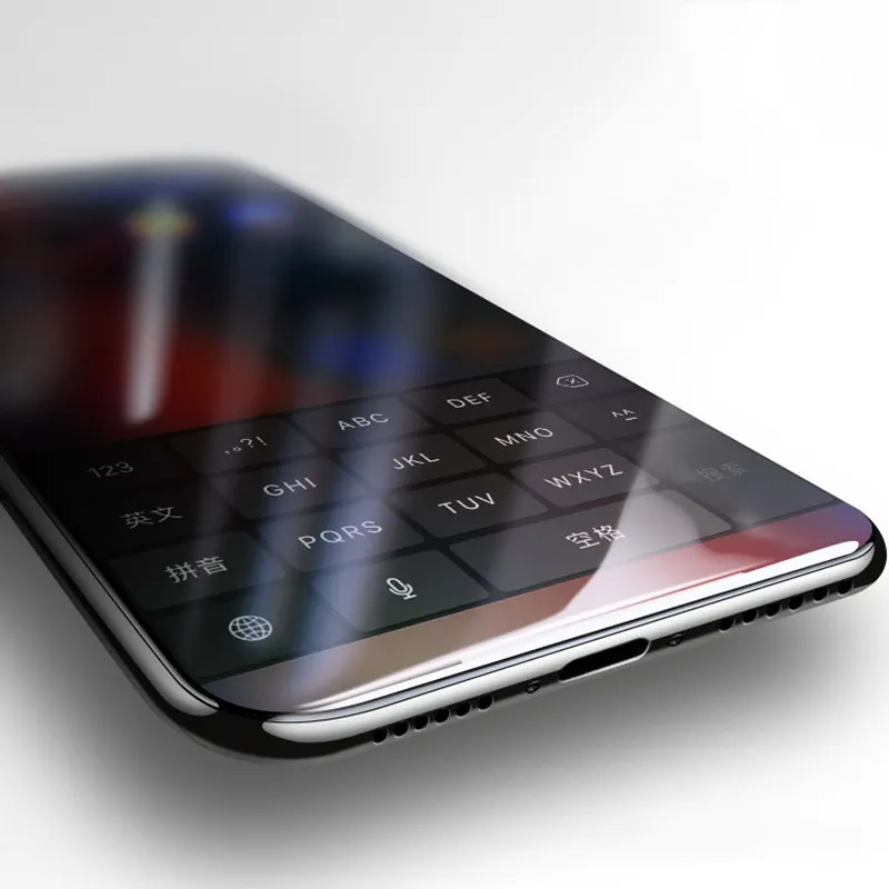 6D полное покрытие закаленное стекло для iPhone X 10 8 7 6 6S Plus HD на iphone 6s защита экрана 9H