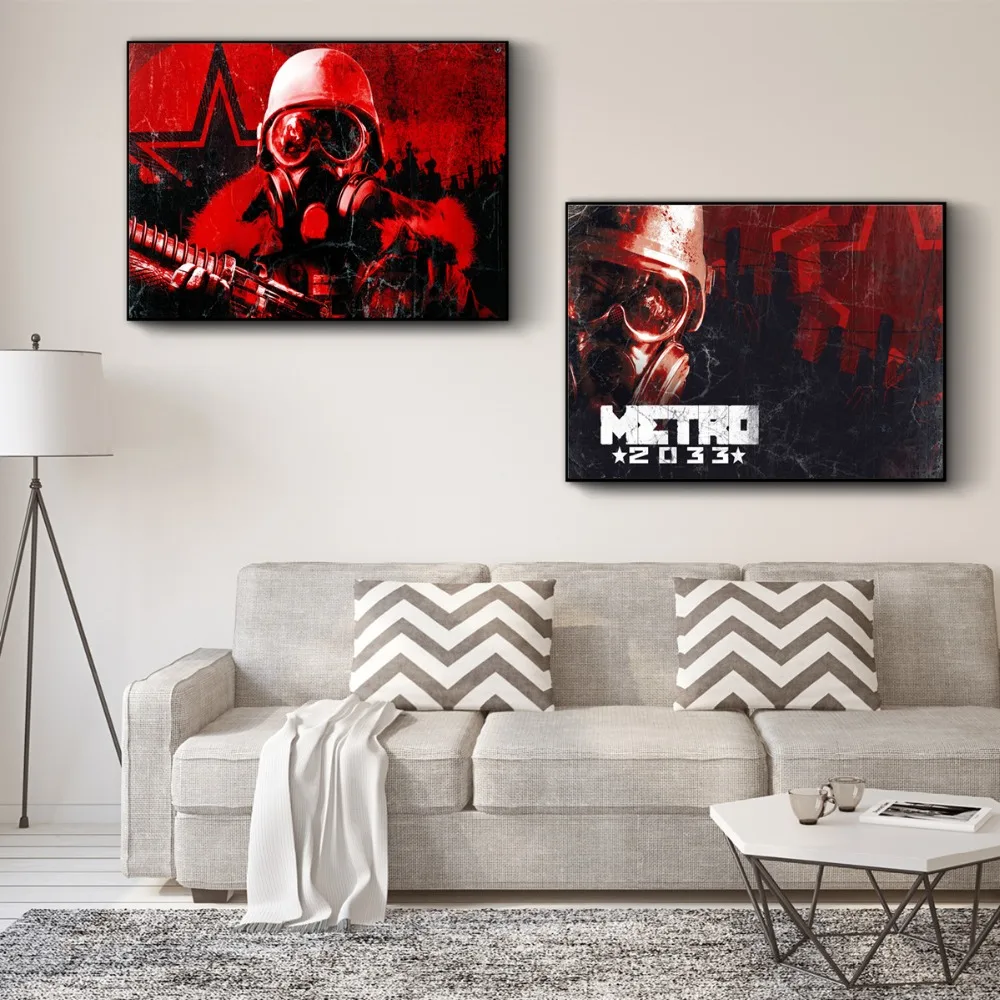 

Metro 2033 Fear The Future Posters And Prints Wall Art Canvas Painting For Living Room Decoration Home Decor Unframed Quadros