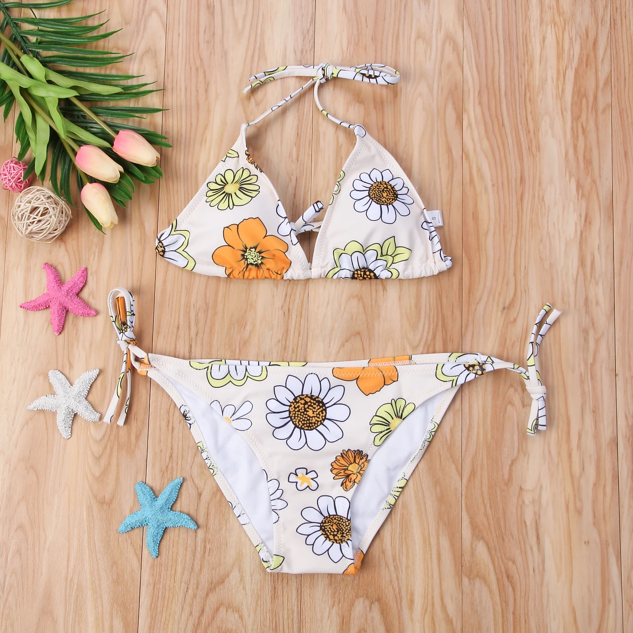 Sexy Women Bikini Set 2018 New Floral Print Ladies Two Pieces Push Up Padded Bra Bandage Swimsuit Triangle Beach Wear | Женская одежда