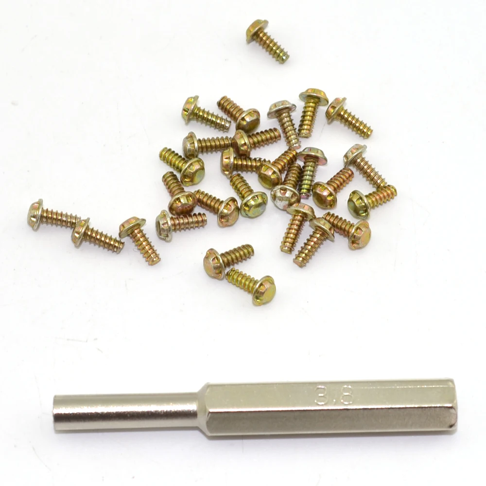 

50pcs/lot Cartridge Case Screw for NES, SNES, N64, GB Game Cartridge case 3.8mm include ScrewDriver Bit