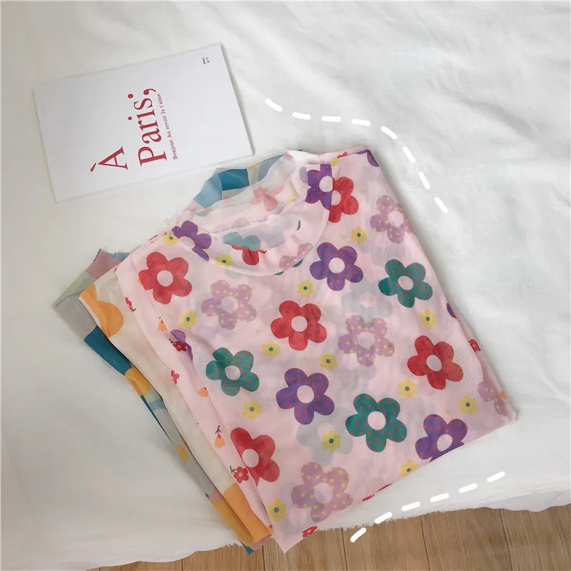 Сексуальная Женская Прозрачная Юбка с принтом женская юбка длинным рукавом