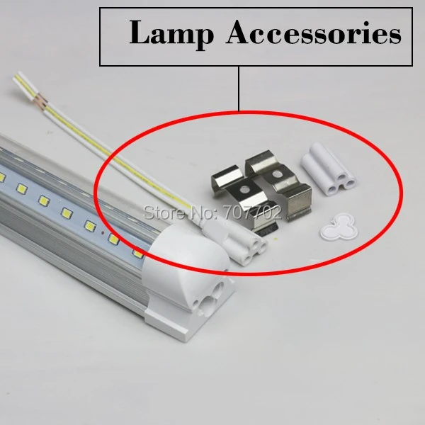 10 шт. T8 Led интегрированная V образная трубка/лампа/светильник 4 фута 5 футов SMD2835