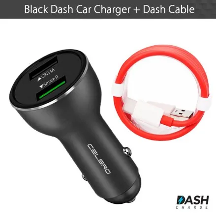 Charger and cable Автомобильное зарядное устройство с двумя usb-портами для oneplus 7 pro 6T 6 5T 5 3t 3, кабель для быстрой зарядки one plus, автомобильное usb-зарядное устройство - Тип штекера: Charger and cable