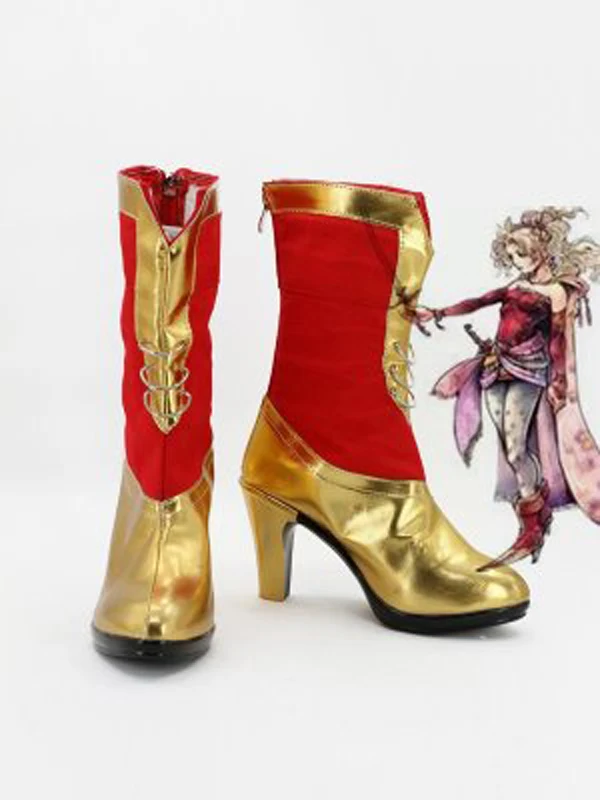 Final Fantasy Terra Branford/ботинки для костюмированной вечеринки Вечерние ботинки косплея