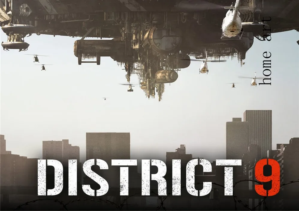 Плакат DISTRICT 9 прозрачная картина настенные наклейки украшение для дома хорошее