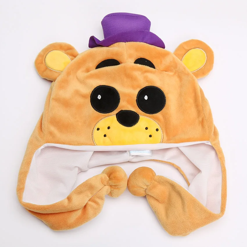 Five Nights At Freddy's плюшевая шапка игрушка из фнаф Фредди Fazbear Фокси Бонни и Чика шапочка для детей теплая пушистая шапка