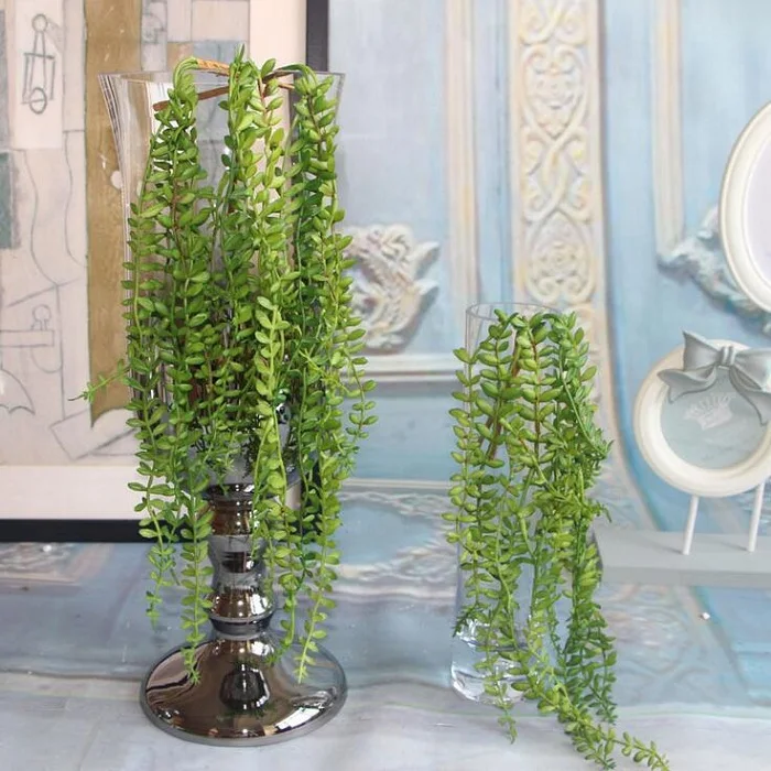 Праздничные товары искусственное суккулентное растение цветок зеленый лист для