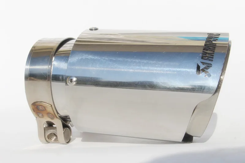 1 шт. автомобильный Стайлинг 304 нержавеющая сталь AK Akrapovic глушитель Концевая труба выхлопной трубы глушитель для универсальных выхлопных наконечников