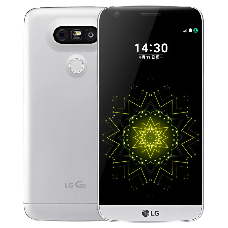 Silver Full Set Разблокированный мобильный телефон LG G5 H860N H820 H850 5," 16 МП 4 Гб ОЗУ 32 Гб ПЗУ отпечаток пальца LG G5 Восстановленный мобильный телефон - Цвет: Silver Full Set