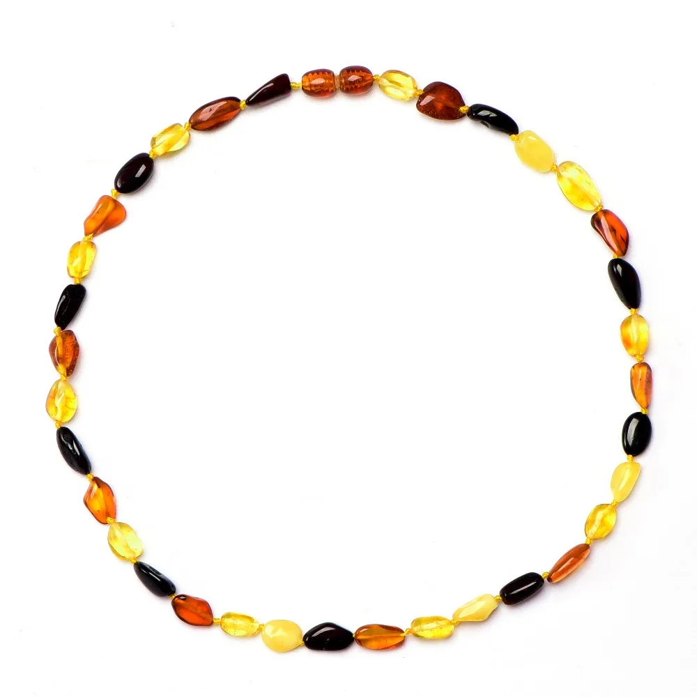Женское Ожерелье Амбар многоцветное ожерелье из натурального камня для