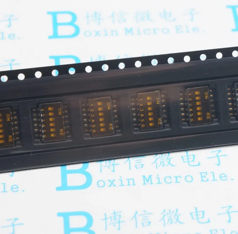 10 шт. Dshp06Tsger 6Bit 1 27 мм 12Pin 6 переключатель переключения Smd код переключатель|switch