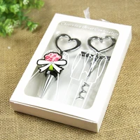 100 pairs lot silver perfect couple heart wine bottle opener wine opener wedding party favor guest gift banquet present