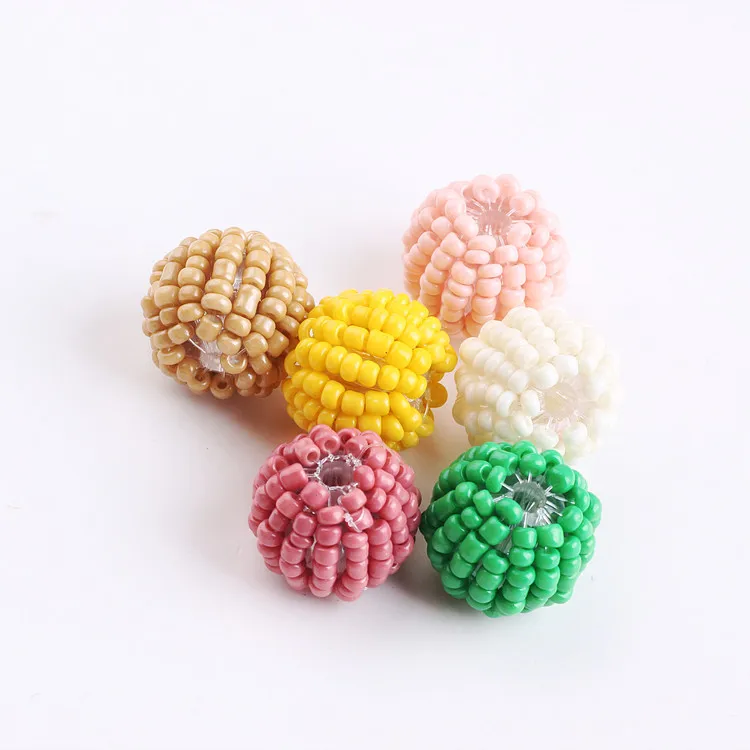 DIY handmade jewelry accessories flat beads preparation of perforated bead earrings pendant materials lucky | Украшения и