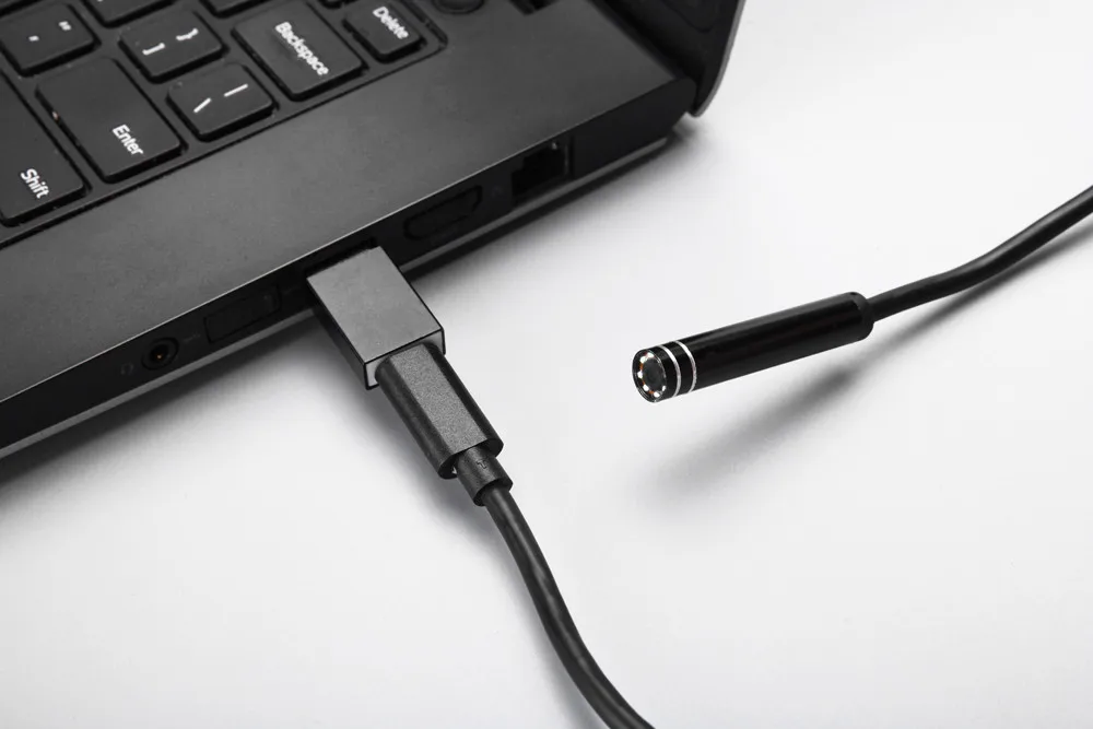 HISEEU Android USB/C эндоскопия 5 мм камера 8 светодиодный IP67 Водонепроницаемый Высокое