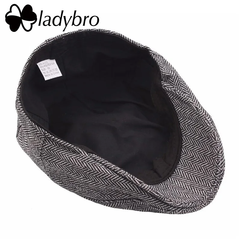 Мужская твидовая Кепка Ladybro повседневная кепка газетчика в Ирландском стиле