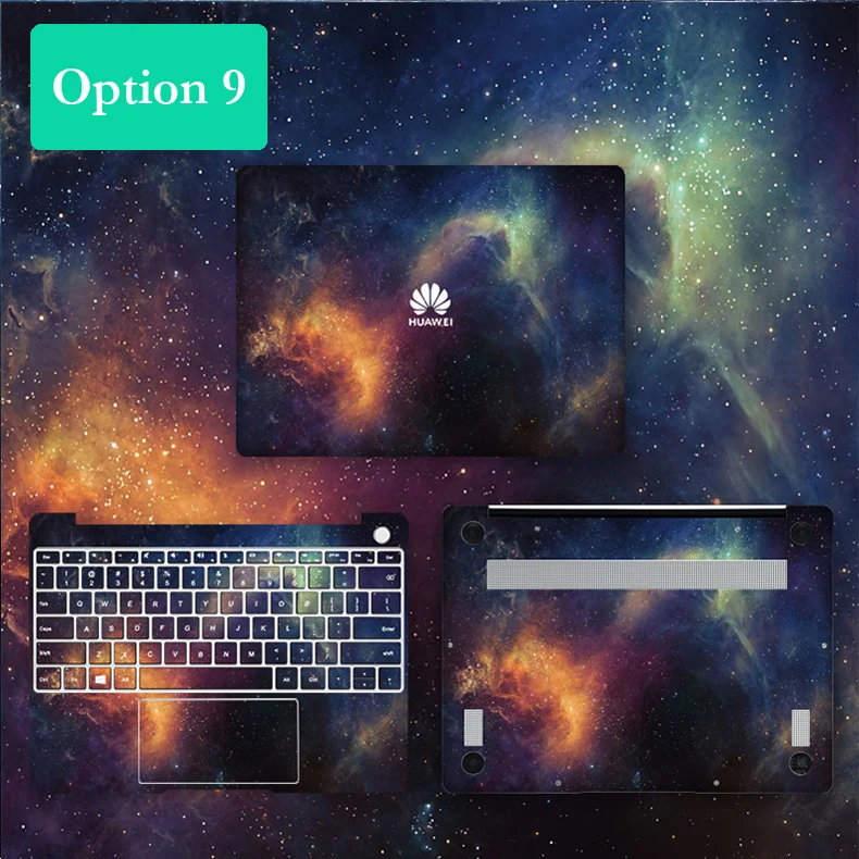Наклейка из голубого мрамора для fundas huawei Matebook 13 дюймов против царапин/пыли ПВХ наклейка для ноутбука huawei Matebook 1"