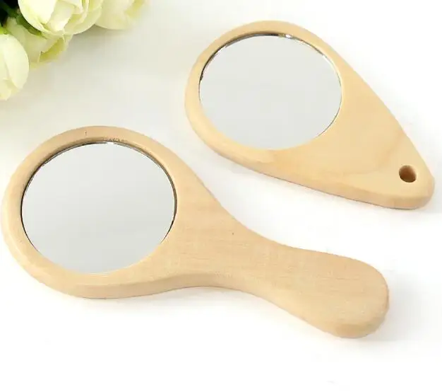 1 шт. декоративное деревянное зеркало для макияжа|cosmetic mirror|portable mirrorwood mirror |