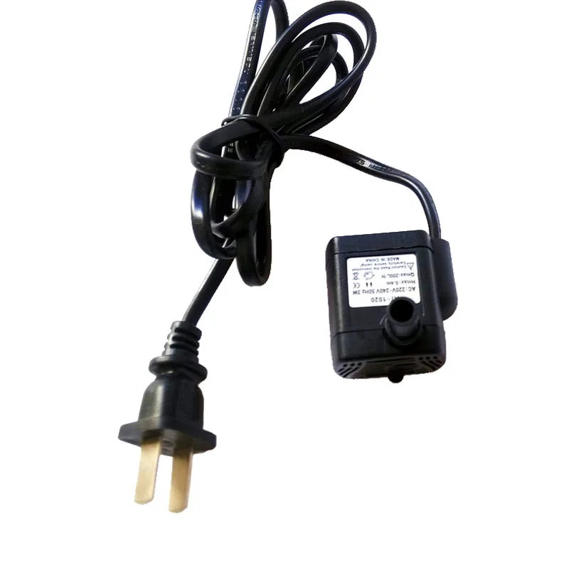 Погружной водяной мини насос AC 220 В 3 Вт для аквариума фонтана воздушного пруда с