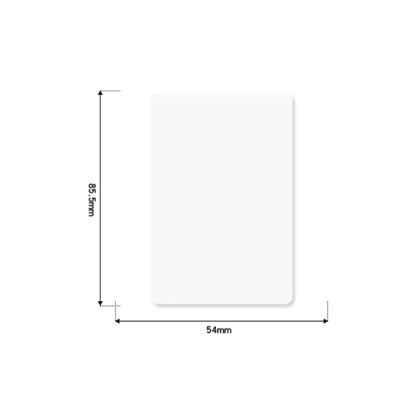 PVC PLASTIC Blank ID Card Credit Thin White Available For Printer | Безопасность и защита