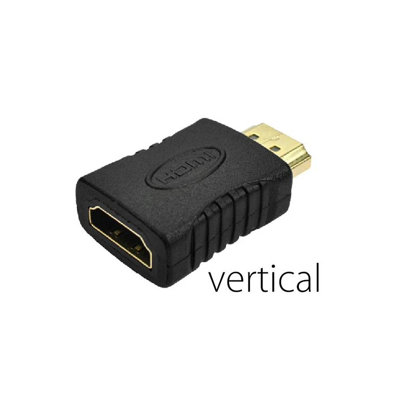 EtopLink HDMI Мужской к HDMI Женский Кабель адаптер, преобразователь, удлинитель вращающийся 90 270 360 градусов угол для 1080 P HDTV адаптер - Цвет: Vertical