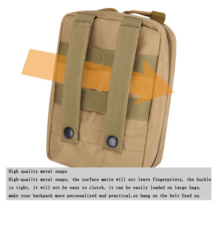 Тактический Molle медицинский чехол прочный водонепроницаемый нейлон первой помощи сумки Охота страйкбол Пейнтбол военная медицинская Molle сумки