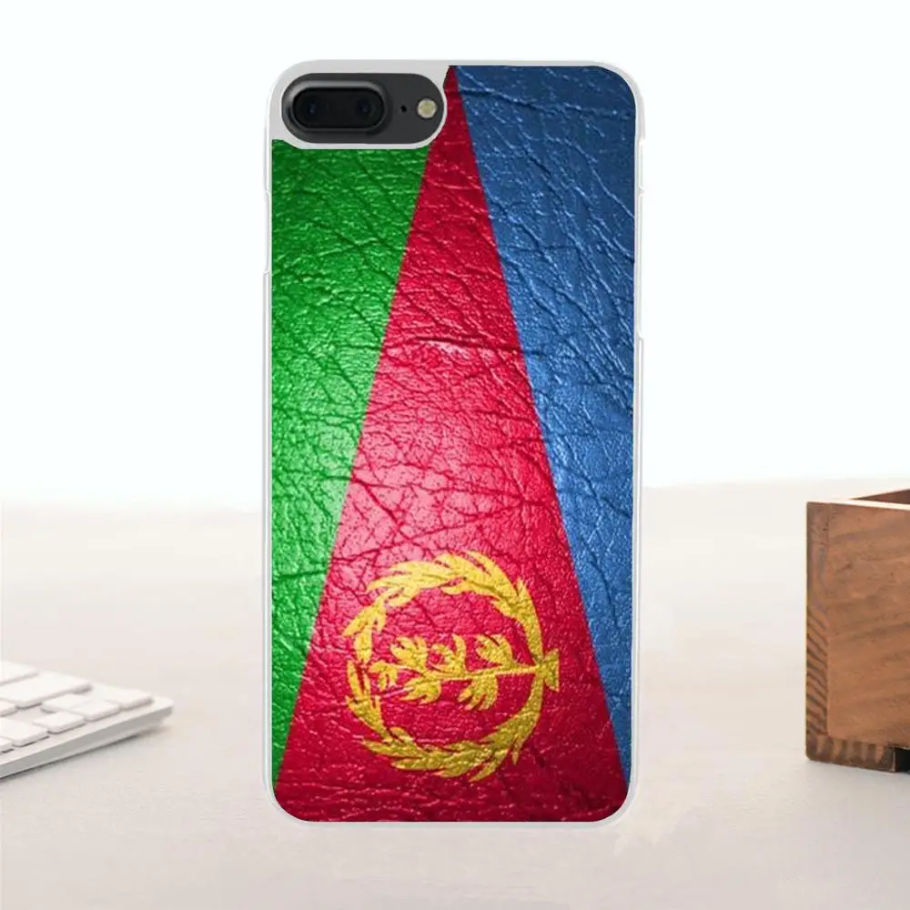 as picture Bixedx Эритрея карта с флагами для Apple iPhone 4 4S 5 5C SE 6 6 S 7 8 Plus X ТПУ случаи мобильного телефона - Цвет: as picture